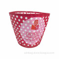 round pp woven storage basket